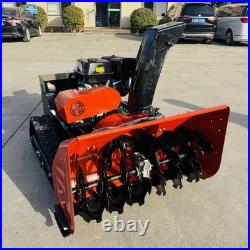 Remote Controlled Track Snow Blower 39 Width Gasoline 15HP Any Color You Want