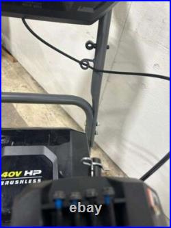 RyobI 40V HP Brushless Whisper Series 22 TwoStage Snow Blower tool only RyobI 40V HP Brushless Whisper Series 22 TwoStage Snow Blower tool only