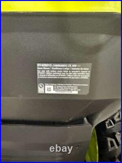 RyobI 40V HP Brushless Whisper Series 22 TwoStage Snow Blower tool only RyobI 40V HP Brushless Whisper Series 22 TwoStage Snow Blower tool only