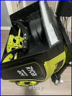 Ryobi 20in. 40V Single Stage Brushless Cordless Electric Snow Blower (RY40850) 2
