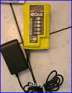 Ryobi 21 40V Brushless Cordless Electric Snow Blower RY40806 1 Battery/Charger
