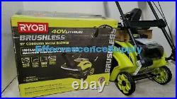 Ryobi 21 in. 40V Brushless Cordless Electric Snow Blower RY40806VNM DATED 2020