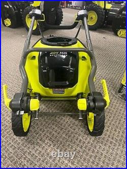 Ryobi 40V HP Brushless 18 in Single Stage Cordless Electric Snowblower RY40809BT