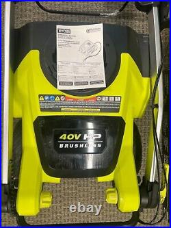 Ryobi 40V HP Brushless 21 in. Single Stage Cordless Electric Snowblower RY408100