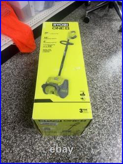 Ryobi ONE+ 18V 10 in. Cordless Electric Snow Shovel with 4.0 Ah Battery & Charger Ryobi ONE+ 18V 10 in. Cordless Electric Snow Shovel with 4.0 Ah Battery & Charger