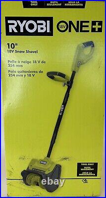 Ryobi One+ 18V 10 in Snow Shovel Cordless Idel For Decks/ Sidewalks Tool Only