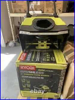 Ryobi RY40806 40v Cordless Brushless 21 Snow Blower With (2) 6AH batteries
