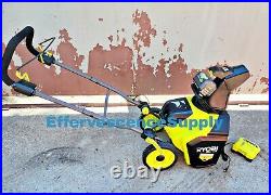 Ryobi RY40890VNM 40v Cordless Brushless 18 Snow Blower With6AH Battery DATED 2021