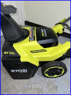Ryobi RY40HPSN02 40V 21 single stage Snow Blower Tool only