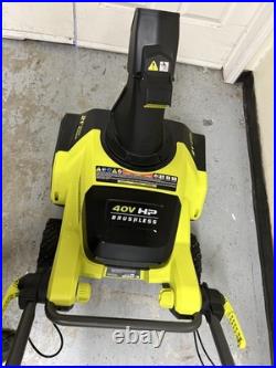 Ryobi RY40HPSN02 40V 21 single stage Snow Blower Tool only