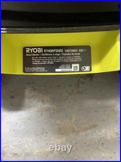 Ryobi RY40HPSN02 40V 21 single stage Snow Blower Tool only