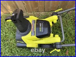 Ryobi RY40HPSNO2 40V 21 Single Stage Snow Blower (Tool Only)