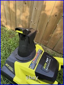 Ryobi RY40HPSNO2 40V 21 Single Stage Snow Blower (Tool Only)