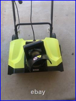 Ryobi RYAC803-S 20 in. 13 Amp Corded Electric Snow Blower, (please read des)