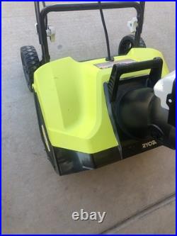 Ryobi RYAC803-S 20 in. 13 Amp Corded Electric Snow Blower, (please read des)