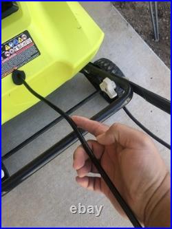 Ryobi RYAC803-S 20 in. 13 Amp Corded Electric Snow Blower, (please read des)