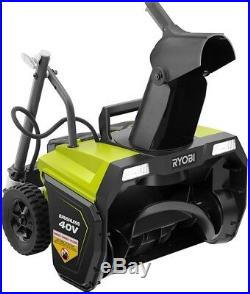 Ryobi Snow Blower 40-Volt Brushless Cordless Electric 5.0 Ah Battery Charger