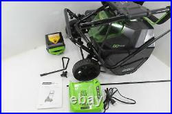 SEE NOTES Greenworks 2600402 Pro 80V Li Ion 20 Inch Snow Thrower w 2Ah Charger