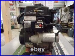 SNO-TEK /LCT 208cc-9.5 ft/lbs TORQUE HORIZONTAL SHAFT ENGINE USED-ELECTRIC START