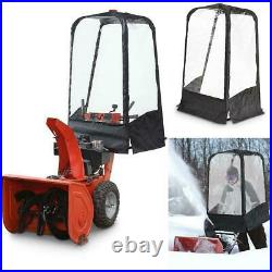 SNOW BLOWER PROTECTION CAB Attachment Cold Equipment Blocks Away Wind Blocker