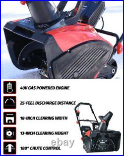 SNOW BLOWER Shovel Thrower 18 Electric Cordless 40V Battery Charger Included