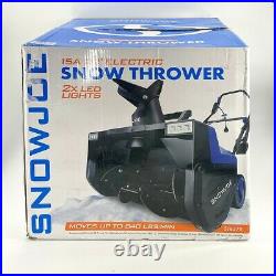 SNOW JOE 22 in. 15 Amp Electric Snow Blower with Dual LED Lights SJ627E
