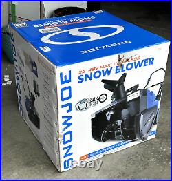 SNOW JOE 24V-X2-SB21 48V 21 Cordless Snow Blower with 2 x 8.0Ah Batteries Charg