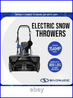 SNOW JOE Ultra 21 Inch 15 Amp Electric Snow Thrower (Open Box)