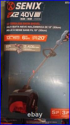 Senix 2x2 40 Volt 13 inch Cordless Snow Shovel