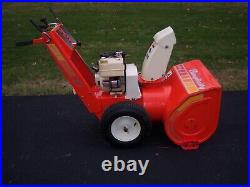 Simplicity 2 stage snow blower 5hp, 24 wide, electric start