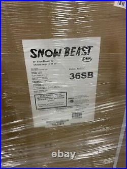 Snow Beast 36 in. Commercial 420 cc Electric Start 2-Stage Gas Snow Blower