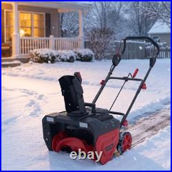 Snow Blower 40V Cordless 21 Clearing Width 2 x 5.0Ah Batteries LED Light Adjust