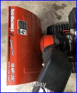 Snow Blower Yard Machines By Mtd Steerable Track 10hp 26 Electric Start 2 Stage
