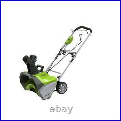 Snow Blowers Greenworks 20 13 Amp Corded Electric Snow Thrower