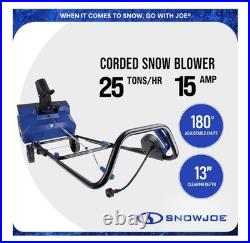 Snow Joe 15-Amp Corded Electric Snow Blower, 22 Clearing Path withDual LED Lights