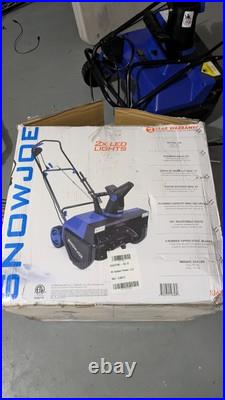 Snow Joe 15A Electric Snow Blower with Dual LED Lights, 22 Walk-Behind Open Box