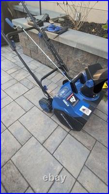 Snow Joe 18 Electric Single Stage Snow Blower, 15 Amp Motor withHeadlight (Used)