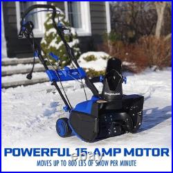 Snow Joe 21 Electric Single-Stage Snow Blower 15-Amp Directional Chute Control