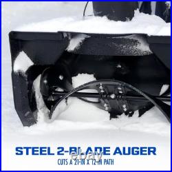 Snow Joe 21 Electric Single-Stage Snow Blower 15-Amp Directional Chute Control