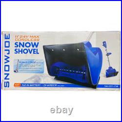 Snow Joe 24-Volt Cordless Snow Shovel with Bonus Cover, 24V-SS11-CVR