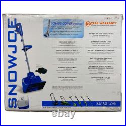 Snow Joe 24-Volt Cordless Snow Shovel with Bonus Cover, 24V-SS11-CVR