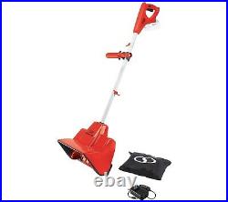 Snow Joe 24V Cordless Rechargeable 11 Snow Thrower & Cover Red box damage (WP1)