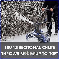 Snow Joe 24V-X2-20SB 20-Inch 48 Cordless Snow Blower, Kit with2 x 24-Volt 4.0-Ah