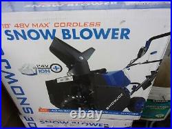 Snow Joe 24V-X2-SB18 18-Inch 48-Volt 4-Ah Cordless Snow Blower Kit