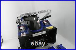 Snow Joe 24V-X2-SB18 18 Inch 48 Volt iON+ Cordless Snow Blower 1200 W Blue