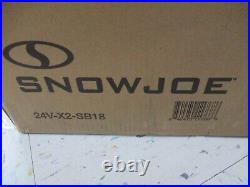 Snow Joe 24V-X2-SB18 18 Inch Cordless Snow Blower Kit 2 Lithium Ion Batteries
