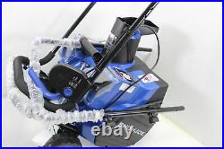 Snow Joe 24V-X2-SB18 Professional 18 Inch 48 Volt 4 Ah Cordless Snow Blower Blue