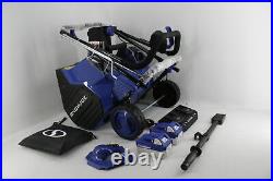 Snow Joe 24V-X2-SB18-TV1 24-Volt iON+ Blower Bundle w Dual Port Charger Blue