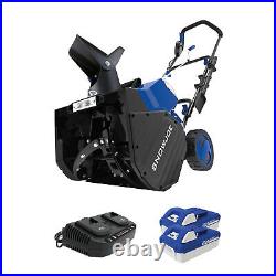 Snow Joe 24V-X2-SB18-TV1 48-Volt IONMAX Snow Blower Bundle 2 x 4.0-Ah Batteries