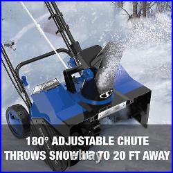 Snow Joe 24V-X2-SB18-TV1 48-Volt IONMAX Snow Blower Bundle 2 x 4.0-Ah Batteries